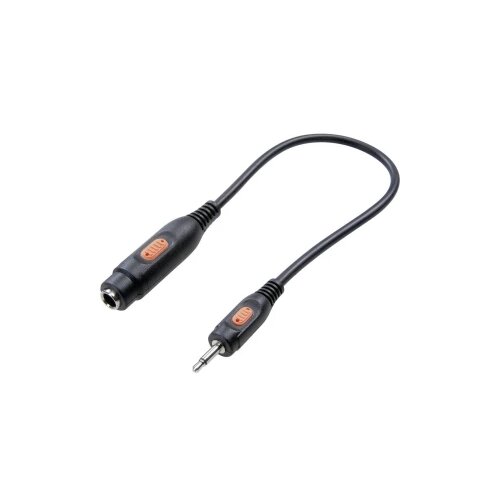 SpeaKa Professional JACK audio adapter 1x JACK, muški 3.5mm/1x JACK, ženski 6.35mm, crn Cijene