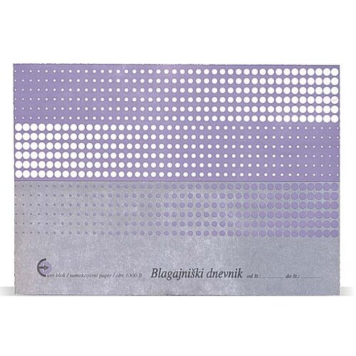  Blagajniški dnevnik A5 (obrazec 6300B) Cene