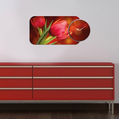 Wallity zidni sat YMS-29, 68x32 cm, 2 dela Cene