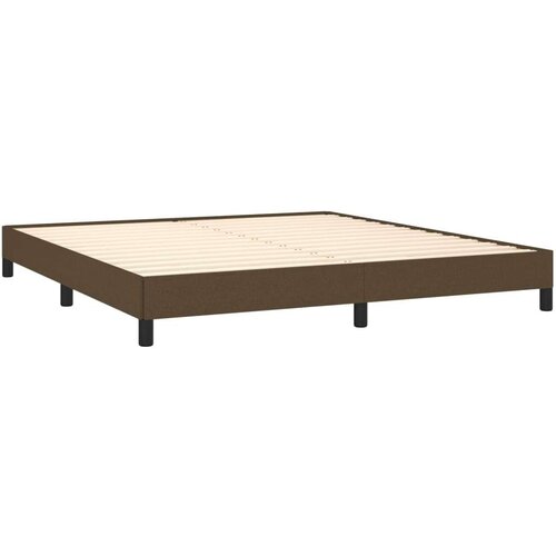 VidaXL okvir za krevet tamnosmeđi 180x200 cm od tkanine Slike