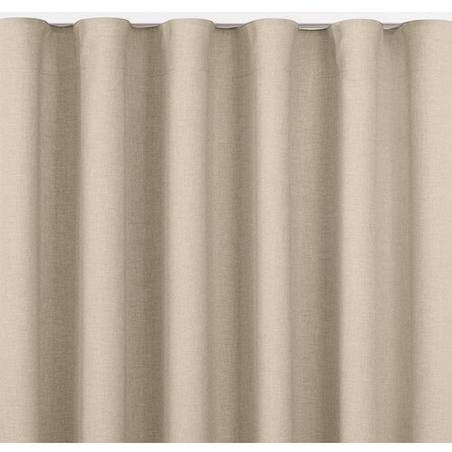  Curtain CARMENA color beige style classic transparent wave tape 7 cm braid 220x245 HOMEDE Cijene