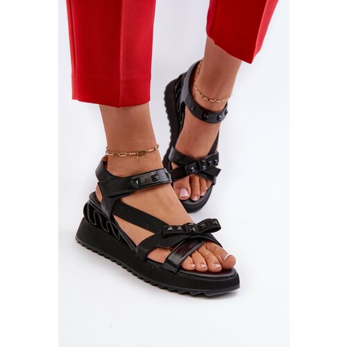 Kesi Women's Sandals with Bow D&A Black Cene