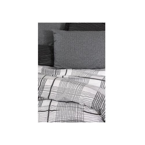 Lessentiel Maison Ranforce posteljina (200x220) Will Anthracite Cene