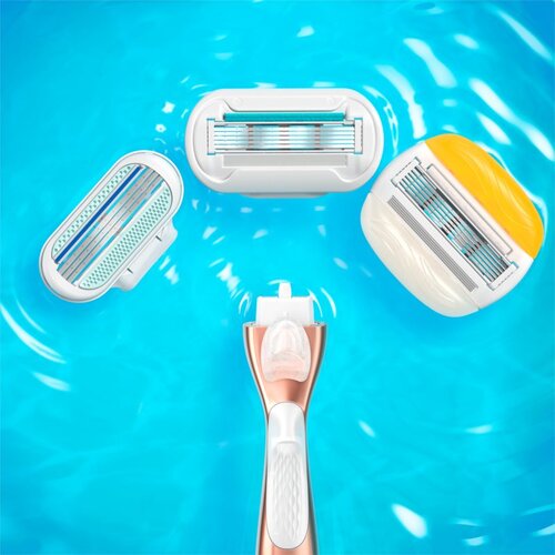 Gillette Venus RoseGold Extra Smooth Sensitive brijač + 1 zamenska o&amp;scaron;trica Slike