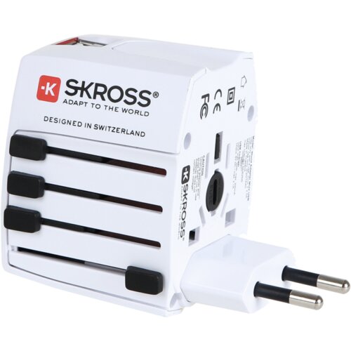 Skross Adapter, Putni (Travel), + 2 x USB za punjenje, 2100mAh &amp;ndash; 1.302930 Slike