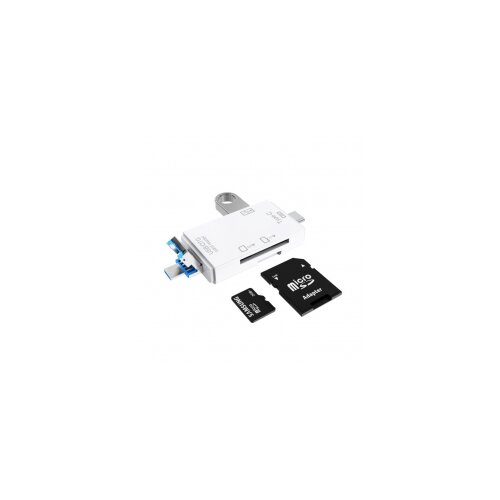 Čitač kartica, 3-u-1, Type-C + Micro USB + USB 2.0 Cene