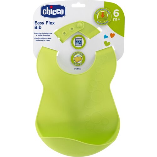 Chicco Bibs slinček 6m+ Green 1 kos Slike