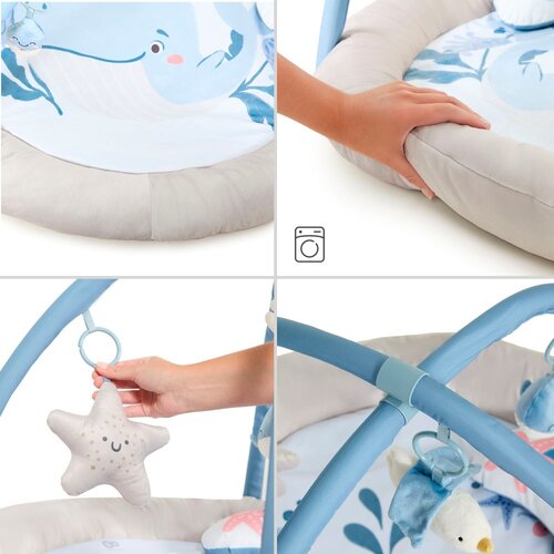 Kinderkraft didaktična igralna podloga za dojenčke Cozyplay, Nordic Breeze Slike