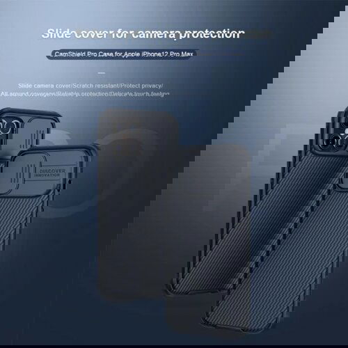 Nillkin CamShield maska za iPhone 12 Pro Max Slike