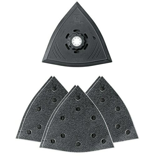 Fein Set za bru&amp;scaron;enje 7-delni SLP KL 130 63806204210 pogodan za marke Bosch SuperCut, MultiMaster 1 set Slike