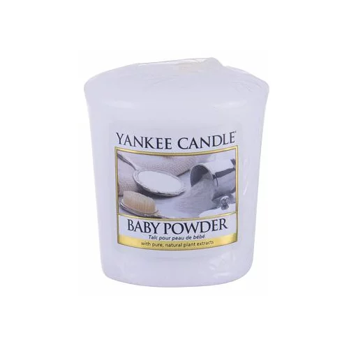 Yankee Candle Baby Powder dišeča svečka 49 g unisex