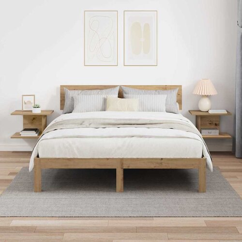  Noćni ormarić 2 pcs Umjetnički hrast 40 x 30 x 25 cm Slike