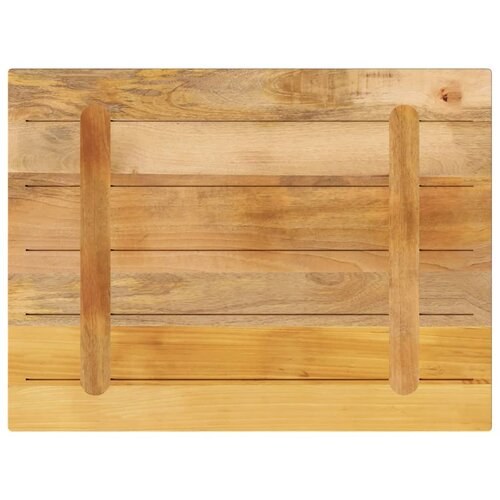 Ploča stola 90x60x3,8 cm pravokutno puno drvo grubo mango Slike