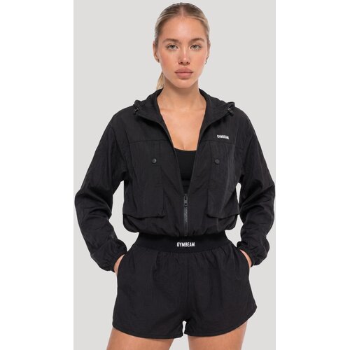 GymBeam Women&lsquo;s Flow Jacket Black XS Cene
