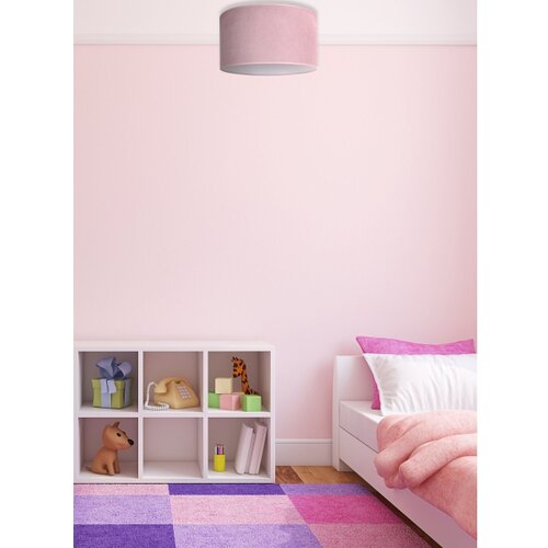  duolla - plafonsko svetlo bristol 1xE27/15W/230V prečnika 45 cm ružičasta/bela Slike