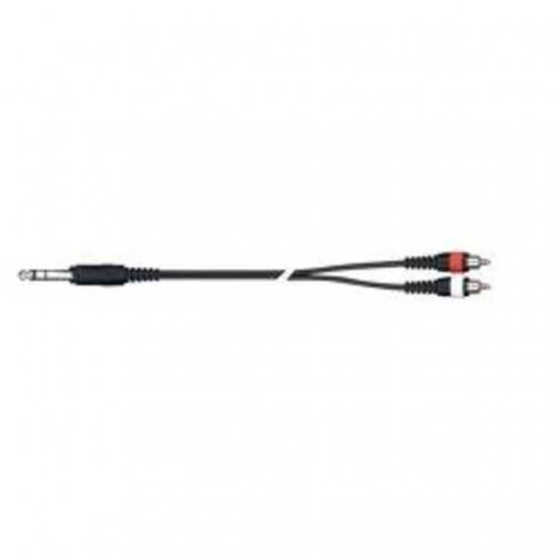  Q-LOK AD12-3K kabel stereo 6,3mm - 2 xRCA Slike