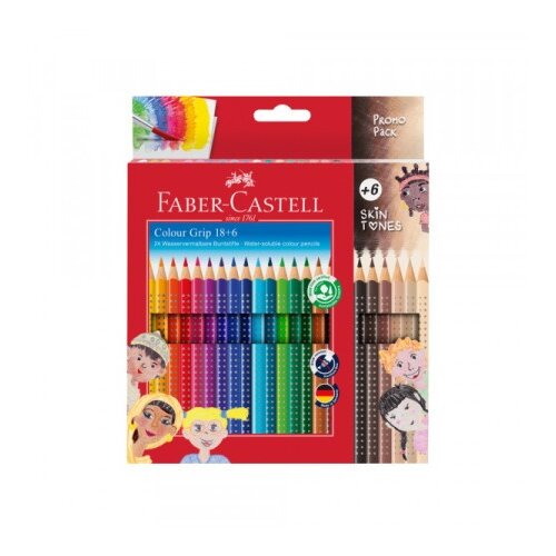 Faber_castell Faber Castell Skin Tones 1/18+6 112819 Drvene bojice ( J085 ) Cene