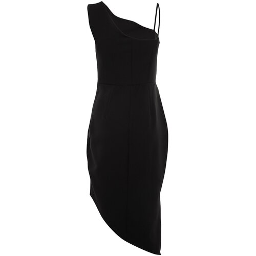Trendyol Black One Shoulder Dress Slike