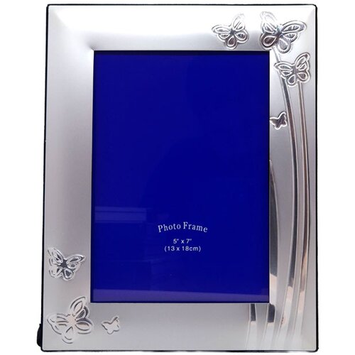 Ram za slike FXGS-122 Leptir, 13x18cm, Srebrne boje Slike