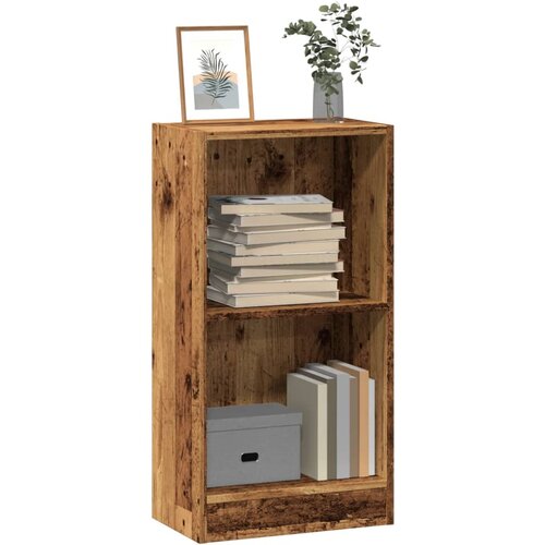 VidaXL Regal za knjige boja starog drva 40x24x76 cm konstruirano drvo Slike