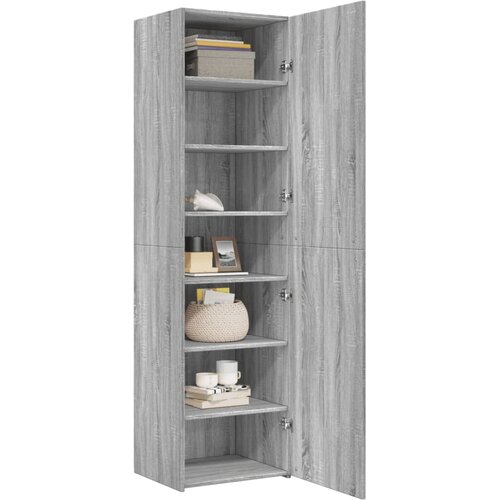  Visoka komoda boja hrasta 50x42,5x185 cm od konstruiranog drva Slike