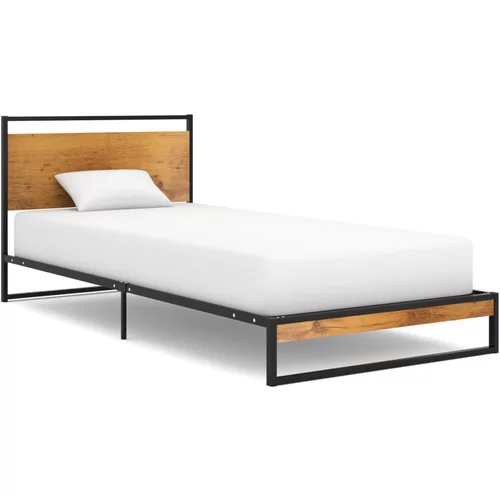 vidaXL Okvir za krevet metalni 90 x 200 cm