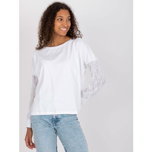 RUE PARIS Blouse-RV-BZ-7342.03-white Slike