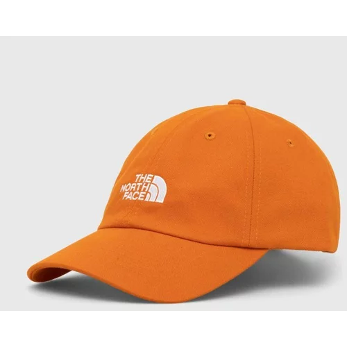 The North Face Kapa sa šiltom Norm Hat boja: narančasta, s aplikacijom, NF0A7WHOPCO1