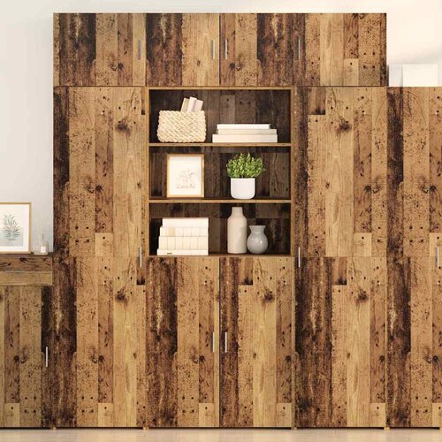  Highboard Staro drvo 80 x 42,5 x 185 cm Konstruirano drvo Cijene