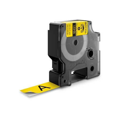 Dymo traka industrijska najlon 19mm crna/žuta ( DY18491 ) Cene