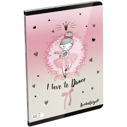 ICO LizzySuli Lovely Ballerina Tiny Dancer bilježnica A5, 40 listova Slike