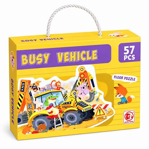  Podna puzzle slagalica Dvorac ili Vozilo &amp;ndash; 57/60 dijelova Vozila Slike