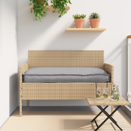 vidaXL Zunanji vzglavnik Siva Poliester 110 x 40 x 8 cm Kavč blazina Cene