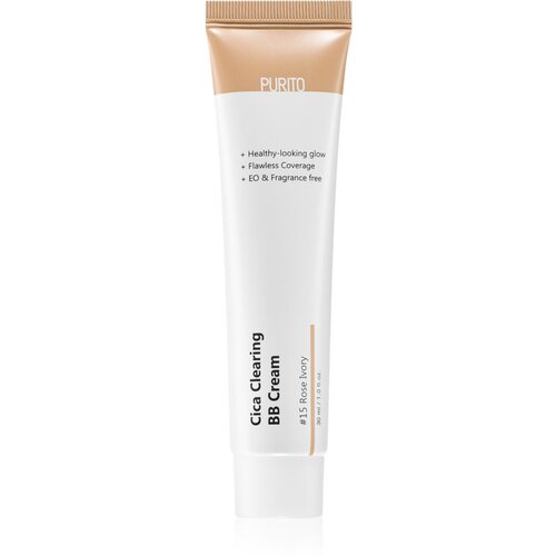 PURITO Cica Clearing BB krema s UVA i UVB filterom nijansa 15 Rose Ivory 30 ml Cijene