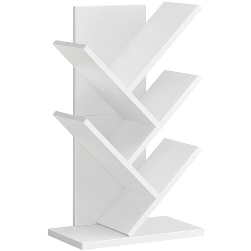 Songmics Knjižna polica 17,2x30x51 cm Bela, (5000250375) Slike