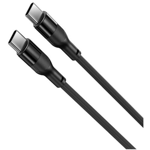 Ksix kabel USB-C na USB-C, 60W, silikonski, aluminijska legura, 1 m, crni Cijene