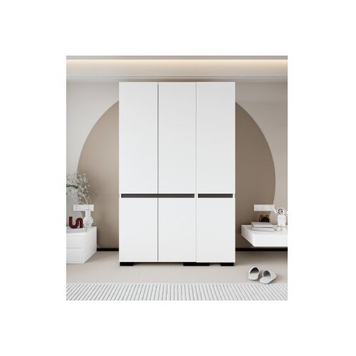 Hanah home ormar floransa 135 white anthracite Slike