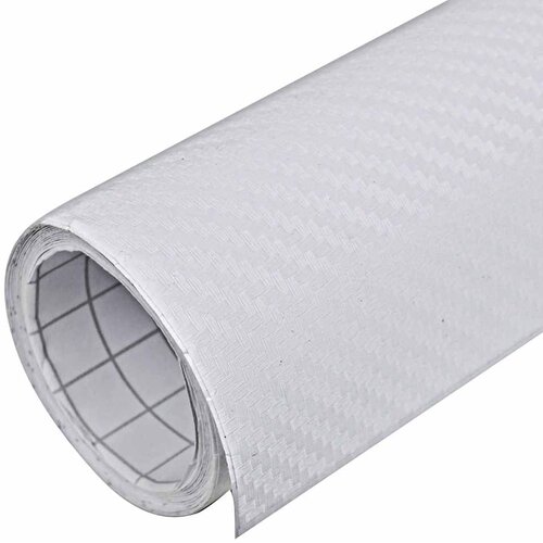  Folije za automobil 2 kom 3D bijele 100 x 150 cm Slike