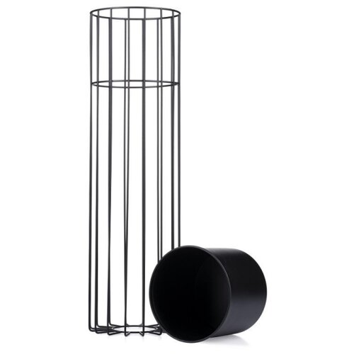  saksija LOFT 70x20 cm crna Slike