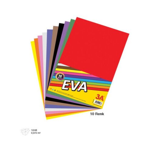  Papir eva pena 10 boja 20cmx30cm ( 03/1263 ) Slike