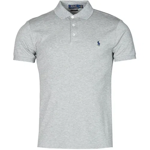 Polo Ralph Lauren POLO CINTRE SLIM FIT EN COTON STRETCH MESH LOGO PONY PLAYER Siva