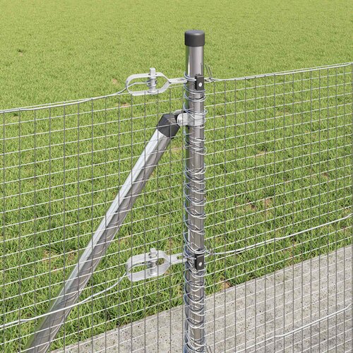  Zavareno žičano ogradno mreža s betonskom podlogom 100 x 0,6 m Slike
