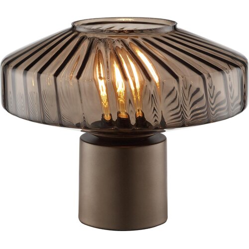 Brilliant stona lampa lyn 1xE27/20W/230V smeđa/zadimljeno staklo Cene