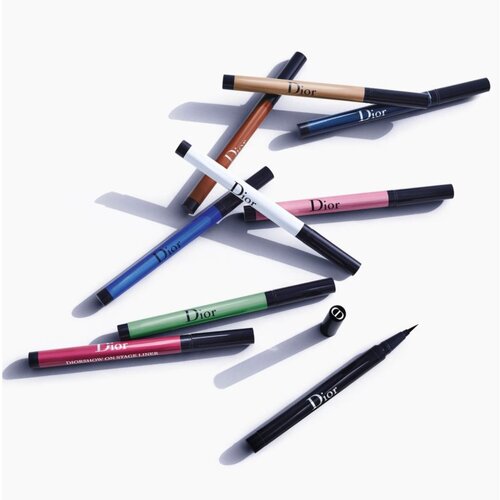 Christian Dior diorshow on stage liner waterproof vodoodporna črtalo za oči za izredno natančen nanos 0,55 ml odtenek 296 matte denim Cene