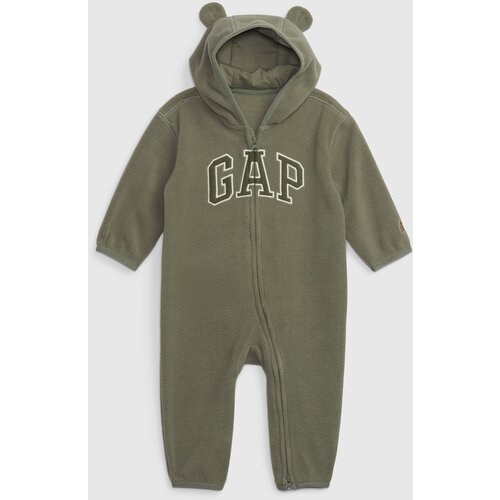 GAP Baby fleece jumpsuit with logo - Boys Cijene