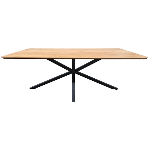 Unique Furniture Jedilna miza z mizno ploščo v hrastovem dekorju 100x200 cm Cesura – Cene