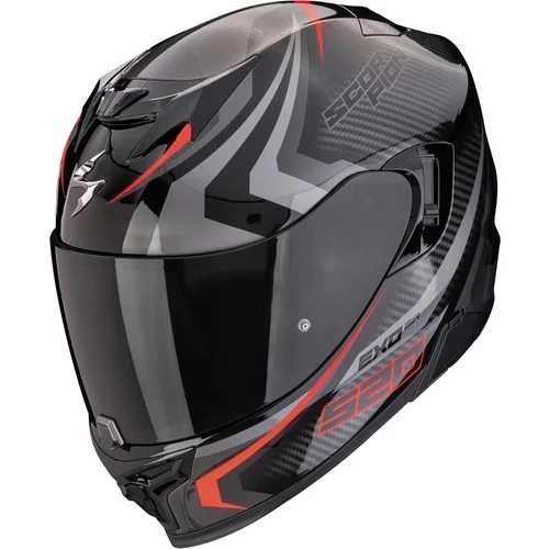 Scorpion EXO 520 EVO AIR TERRA Black/Silver/Red XL Kaciga