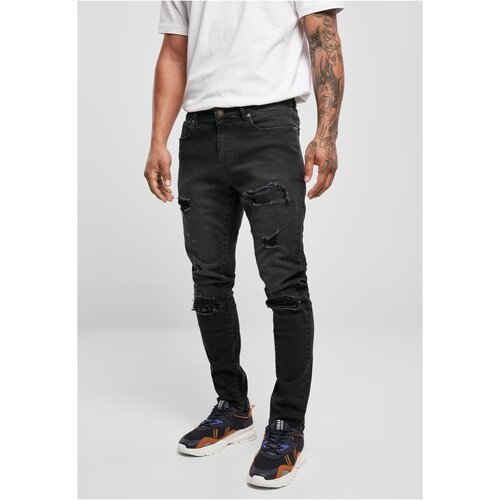 UC Men Heavy Destroyed Slim Fit Jeans realblk badly damaged washed Cijene