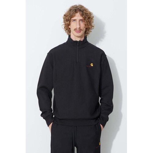 Carhartt WIP Dukserica za muškarce, boja: crna, s aplikacijom Cene