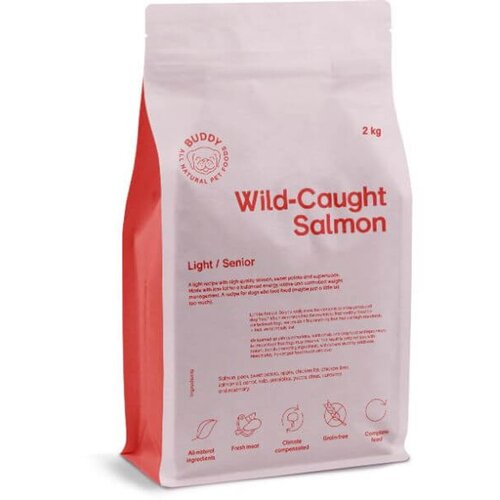 Buddy light/senior wild caught salmon 12 kg Cene